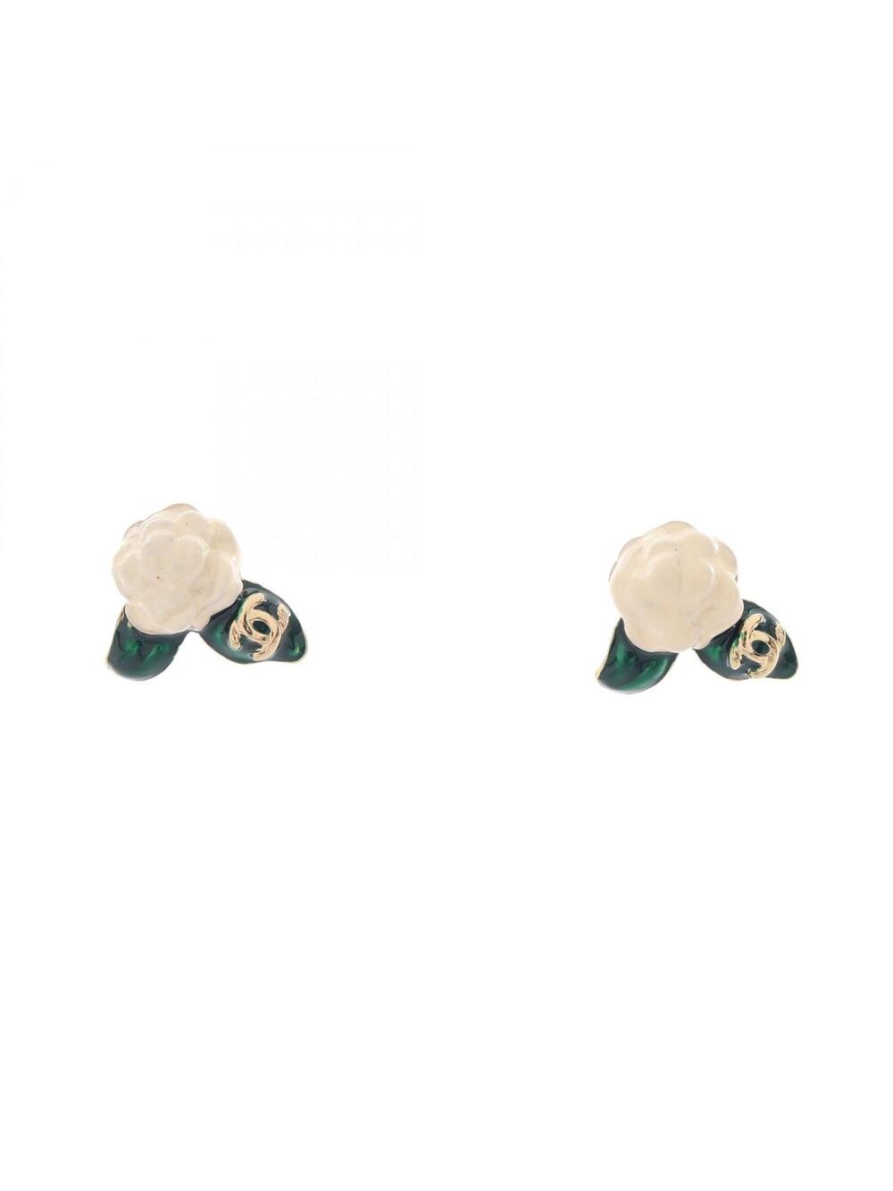 Chanel Coco Mark Flower Motif Pierced #342323C44B